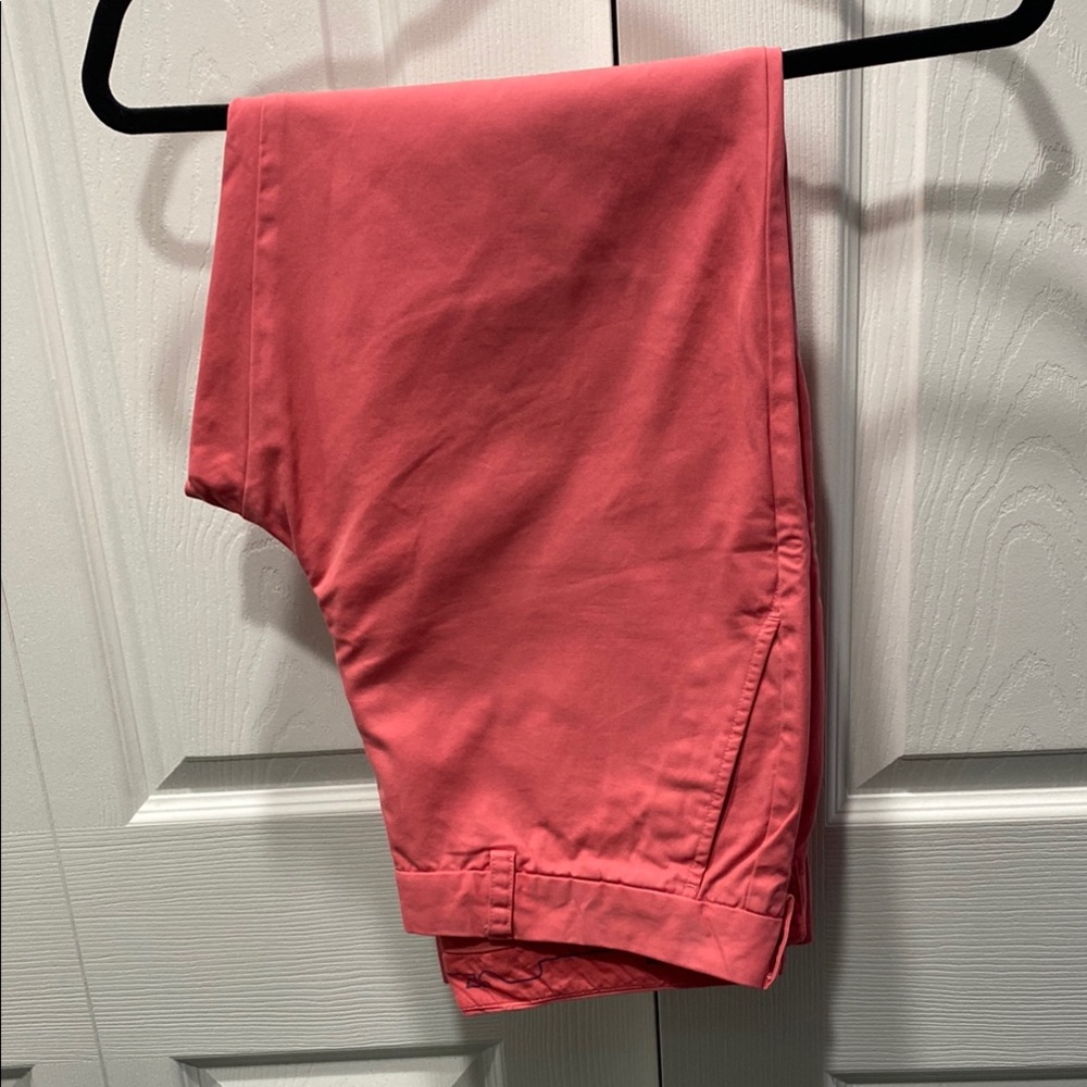 Vineyard Vines Slim Fit Breaker Pant 33x30 Jetty Red